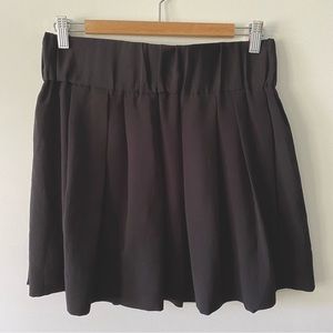Jacob black high waist mini skirt size medium womens
